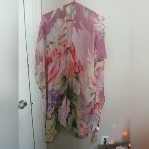 Floral Pink Kimono One Size Camisole
